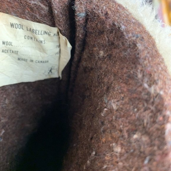 Sorel Women’s Nanook Boots Size 8 Winter Brown Leather Faux Fur Lace zip Vintage - Picture 9 of 10